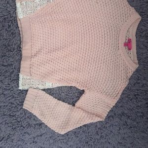 Pink kids sweater